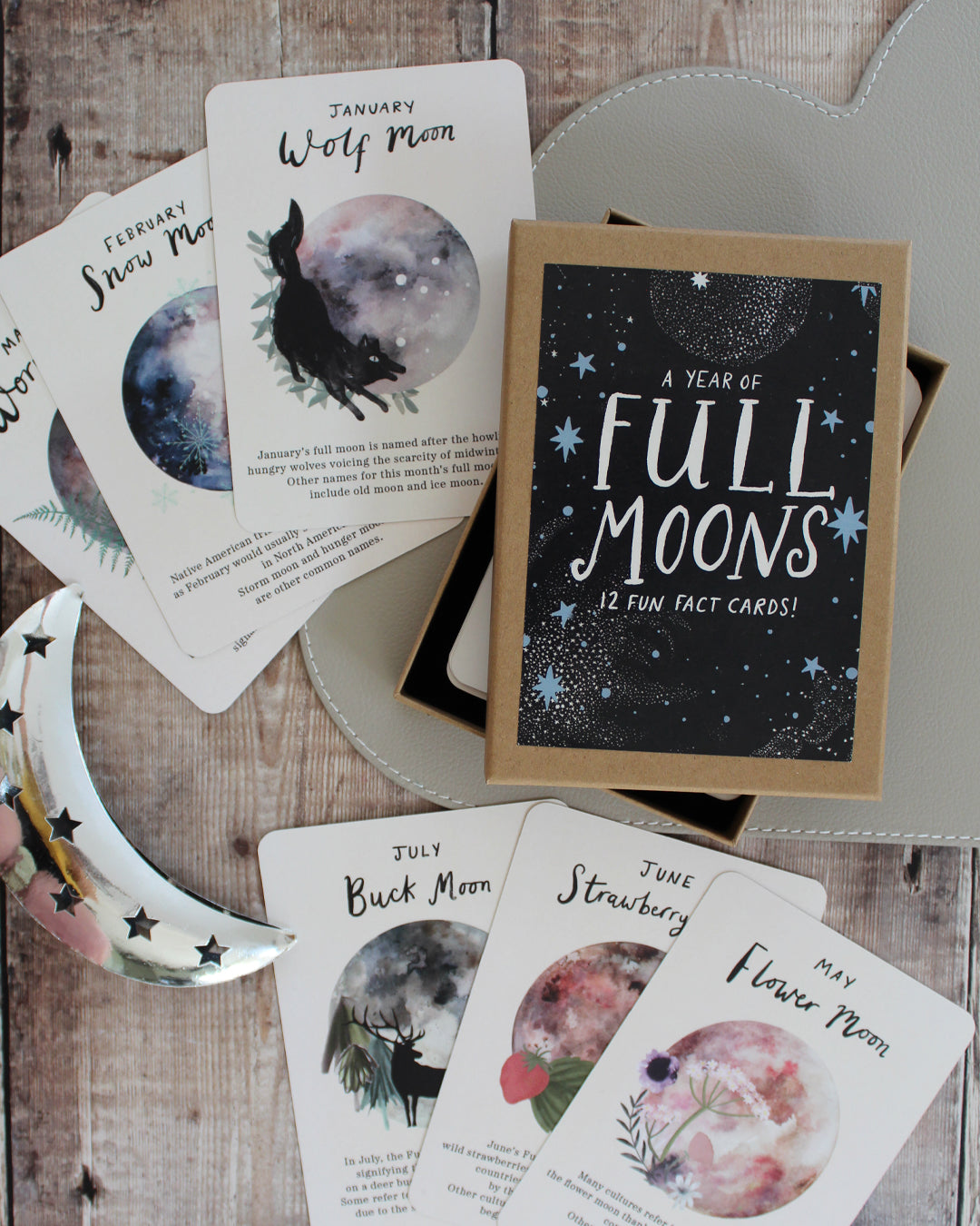 Full Moon Cards - DOWNLOAD/PRINTABLE version
