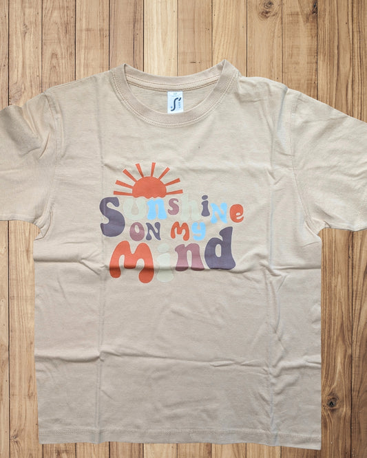 SUNSHINE ON MY MIND TEE - 9-10 years